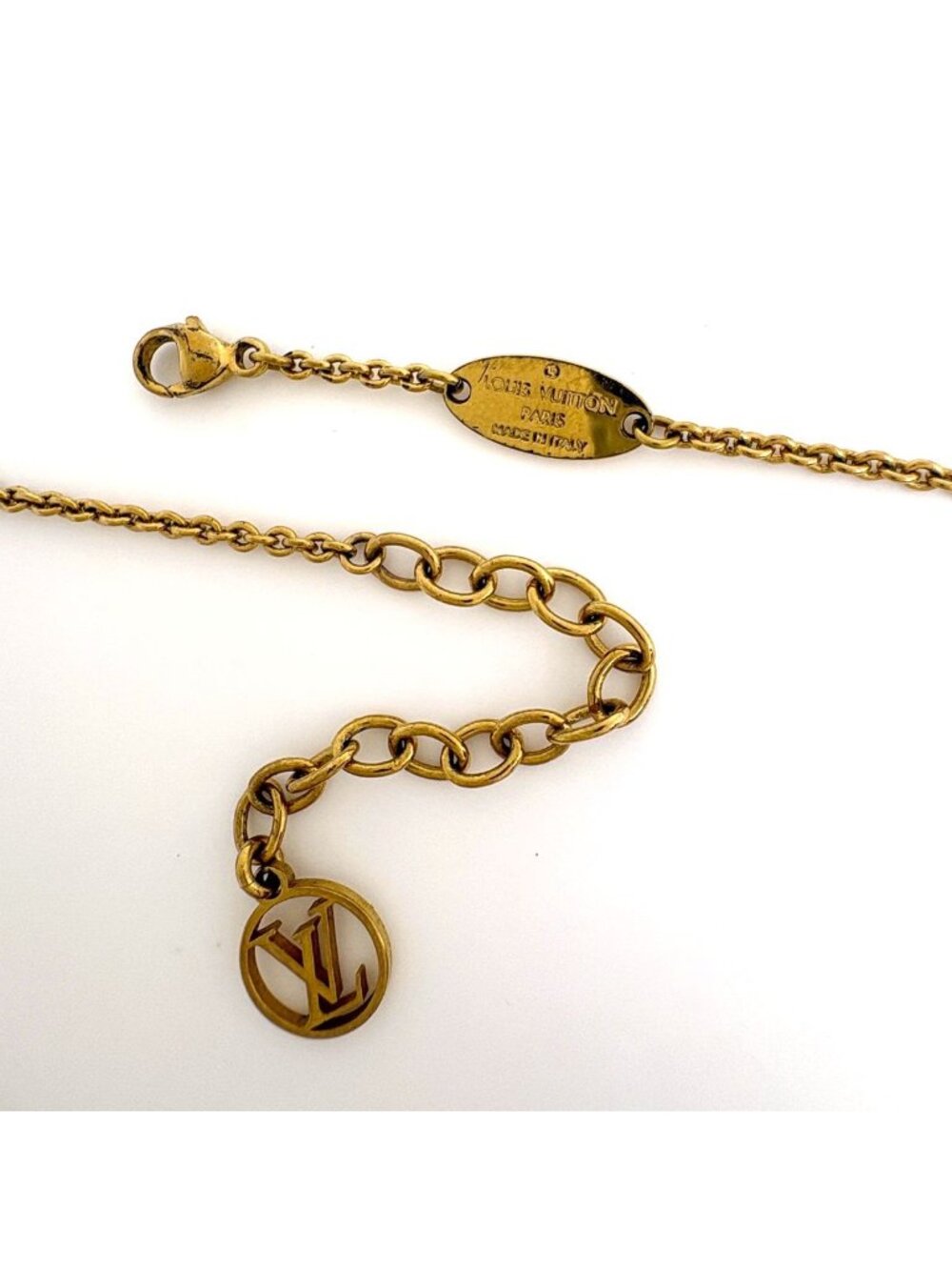 Louis Vuitton Essential Necklace Gold Plated - Picture 3 of 6